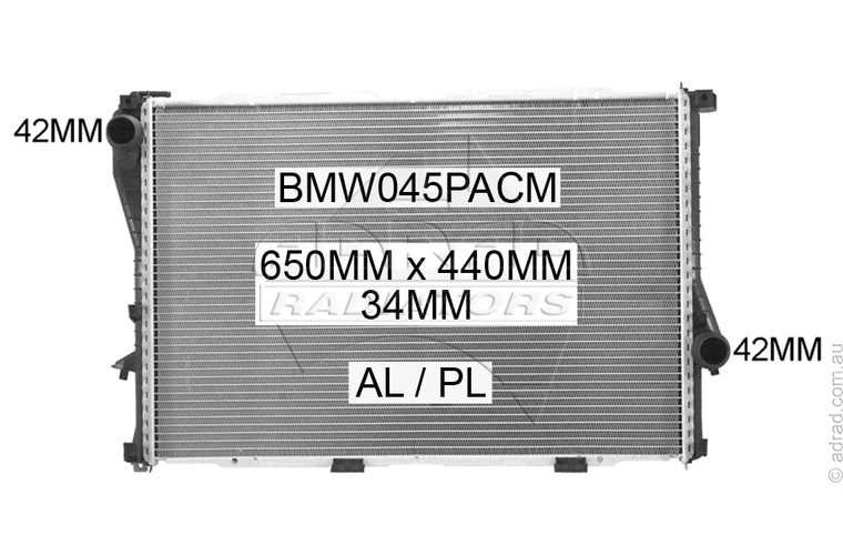 RADIATOR - BMW E39 535i / 540i '98-03 - NC467M