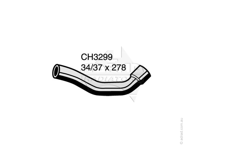 Radiator Hose - FALCON BA/BF 6cyl Top Hose - CH3299