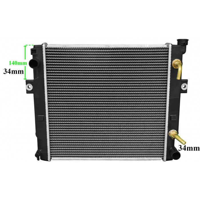 Radiator Assembly - SQ Core: 450x448x48 H/P: 465x68/68 To Suit To - FO011