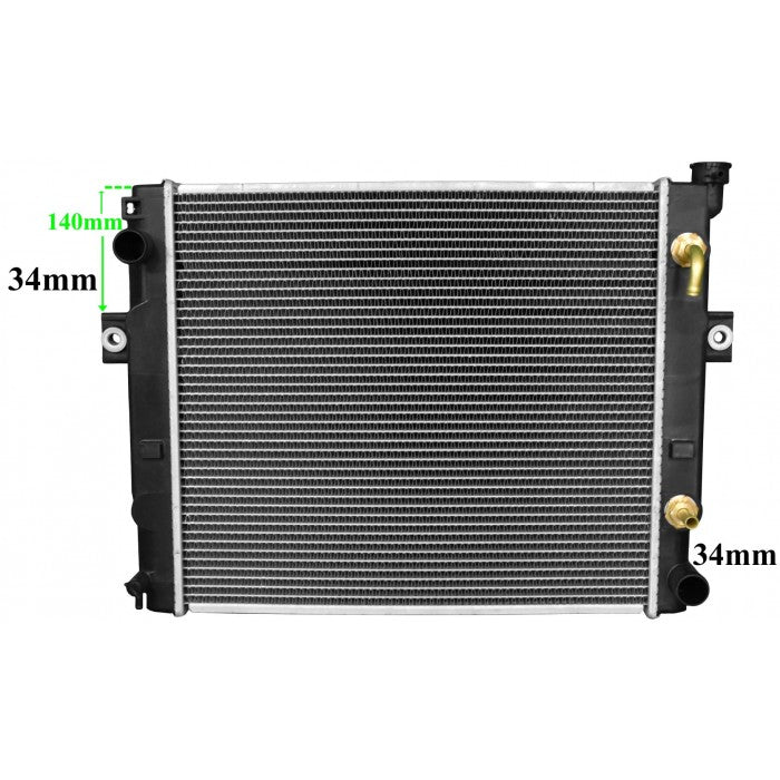 Radiator Assembly - Core: 500x448x48 H/P: 465x68/68 To Suit Hy - FO026