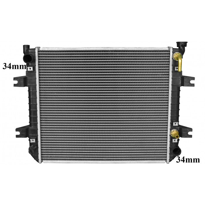 Radiator Assembly - SQ Core: 500x438x48 H/P: 460x70/70 To Suit Ba - FO052