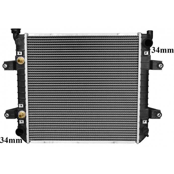 Radiator Assembly - SQ Core: 450x440x48 H/P: 460x70/70 To Suit Ni - FO058
