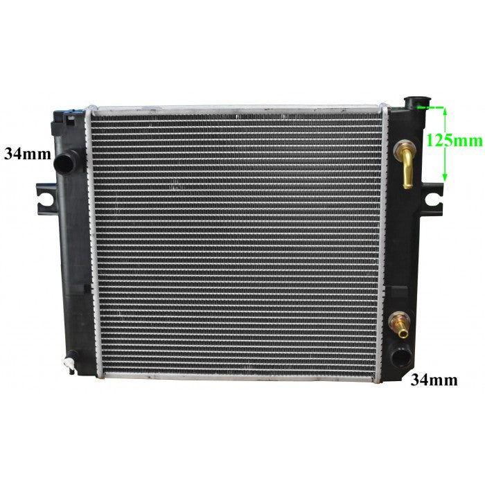 Radiator Assembly - SQ Core: 450x430x36 H/P: 446x58/58 To Suit TC - FO098