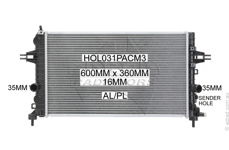 HOL031PACM3 radiator