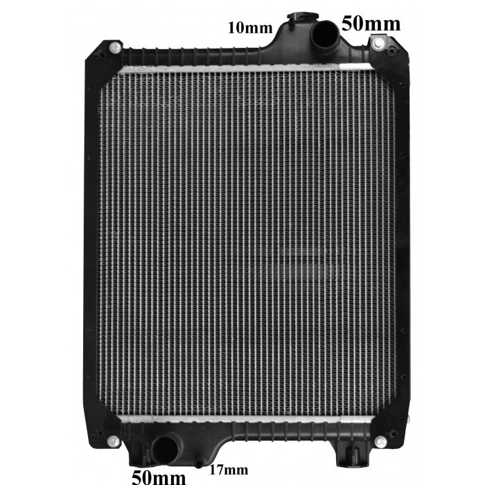 Radiator Assembly - Core: 595x528x128 H/P: 551x146/146 To Suit - IN065