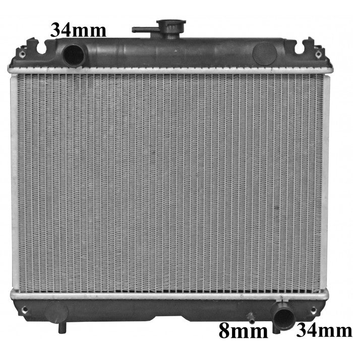 Radiator Assembly - Core: 325x448x48 H/P: 465x68/68 To Suit Ku - IN210