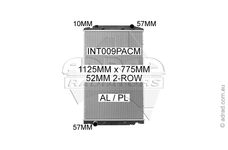 INT009PACM radiator