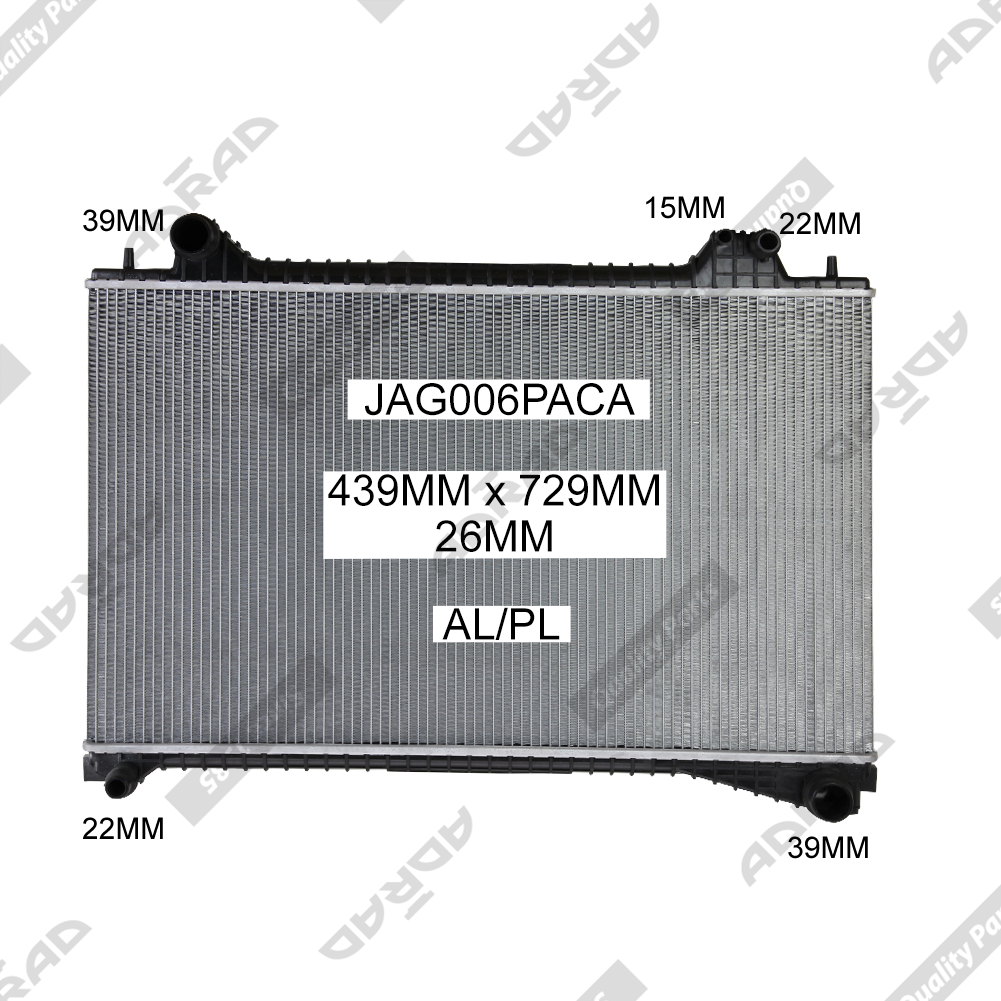 RADIATOR - Jaguar XE X760 '15- 2.0ltr Petrol & Diesel Turbo