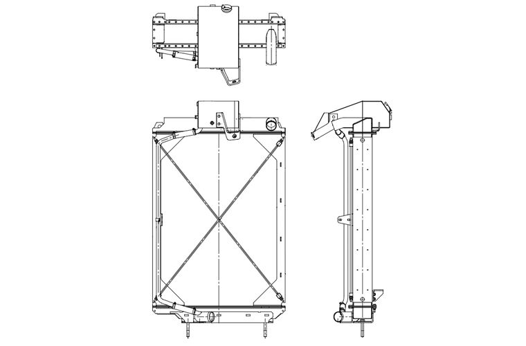 KEN855CM radiator