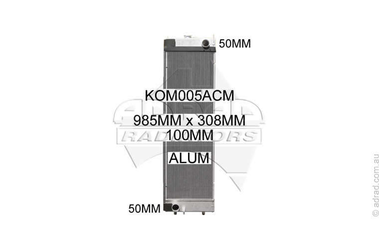 KOM005ACM radiator