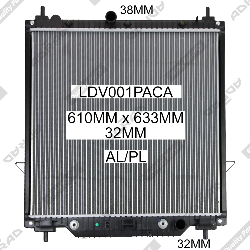 RADIATOR - LDV T60 (10/17-) 2.8ltr Turbo Diesel