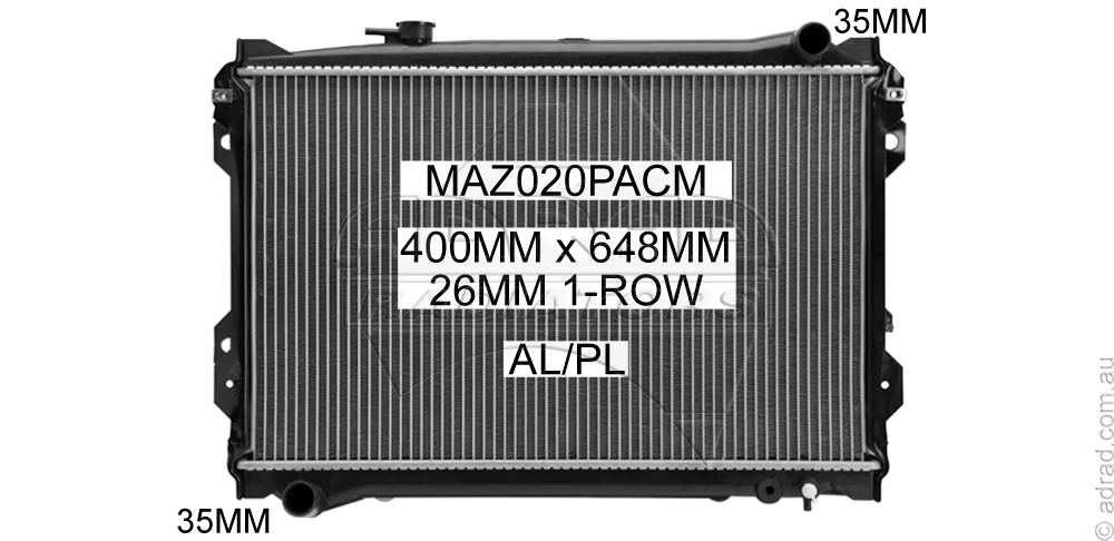 RADIATOR - Mazda Bravo '91-95 2.6ltr 4cyl