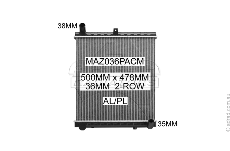 MAZ036PACM radiator