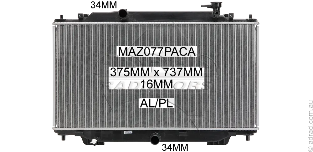 RADIATOR - Mazda 3 BM / BN '14- 2.0/2.5ltr
