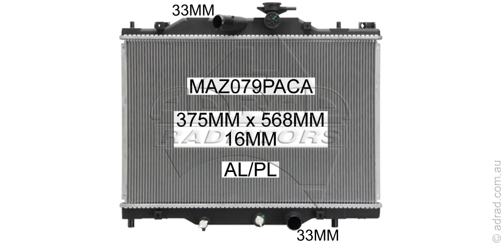 RADIATOR - Mazda CX-3 DK '15- 2.0ltr Petrol