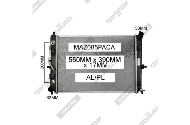 RADIATOR - MX5 ND 1.5ltr / 2.0ltr '8/15- Auto / Man.