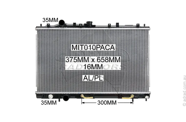 RADIATOR - Mitsubishi Lancer CE '96-03 1.5/1.8ltr 4cyl & Mitsubishi Mirage CE '96-03 1.5ltr 4cyl