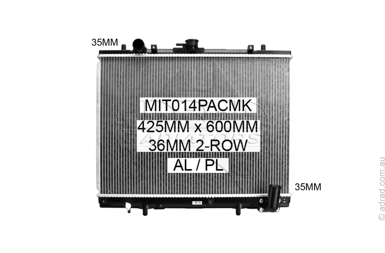 RADIATOR - Mitsubishi Triton MK '96-06 2.8ltr 4cyl Diesel 4WD