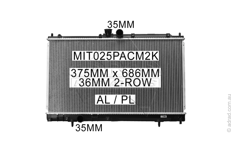 RADIATOR - Mitsubishi Lancer EVO 7/8/9 '02-07