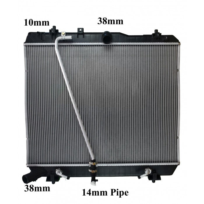 Radiator Assembly - To Suit Toyota HiAce TRH '15- 2.7ltrCore: 510x650x26 &nbs - NC1070A