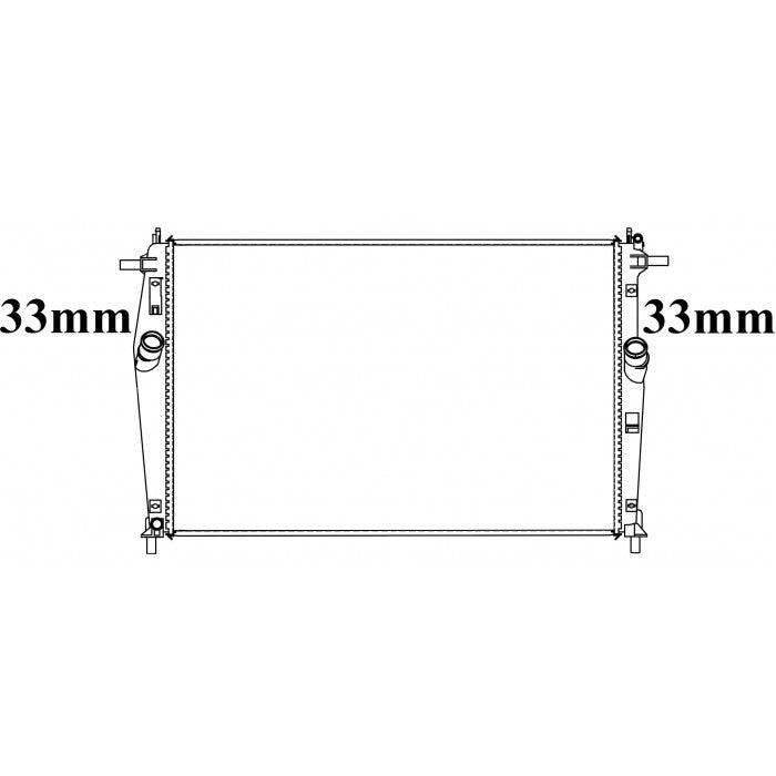 Radiator Assembly - To suit Mazda 3 '19-25 2.0ltr / 2.5ltr 4cylCore: 675x438x12 - NC1148M