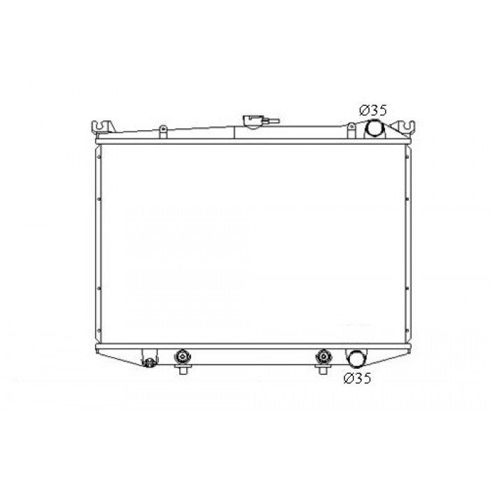 RADIATOR - Nissan Pathfinder D21 '86-95 & Nissan Navara D21 '87-97 Petrol