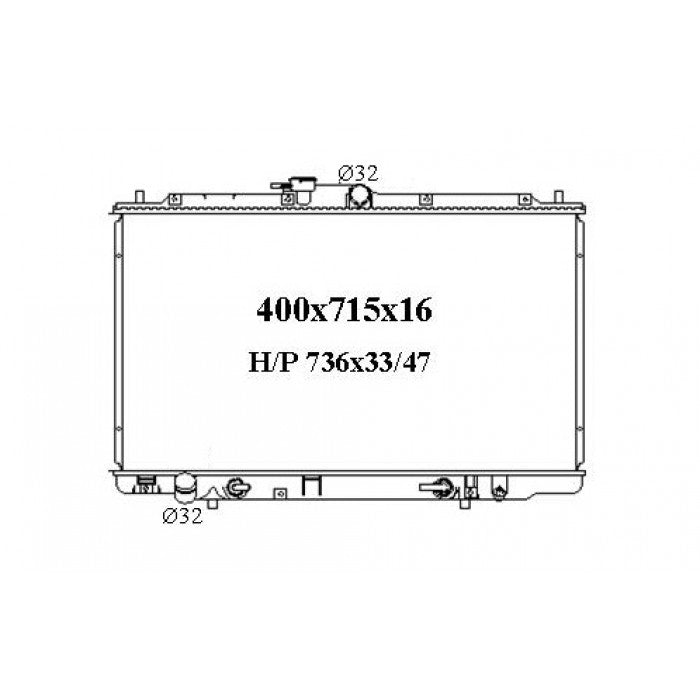 RADIATOR - Honda Accord CG '97-03 3.0ltr V6