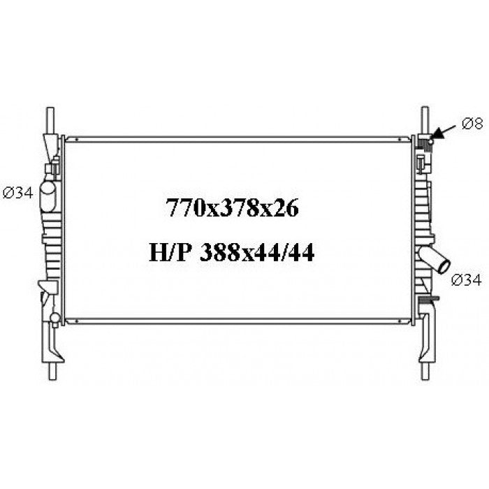 RADIATOR - Ford Transit VM '06- - NC472M