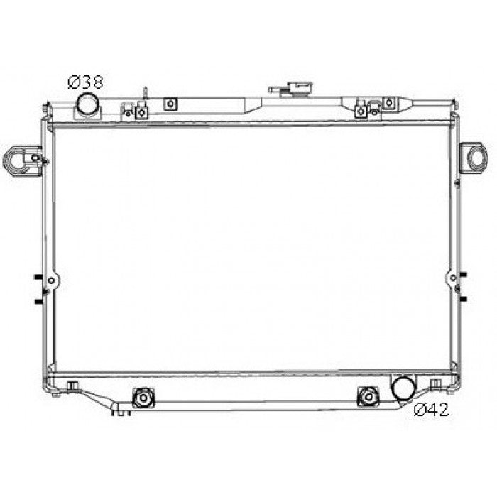 Radiator Assembly - To suit Toyota Landcruiser 100 Series FZJ105R/HDJ100R '98-02 C - NC585M