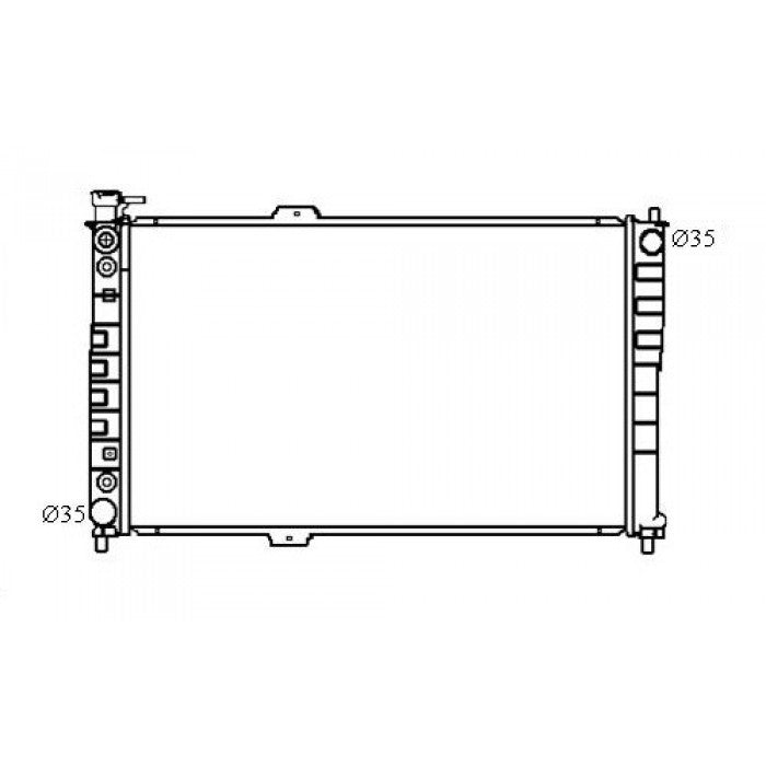 RADIATOR - Kia Carnival '99-06 2.5ltr 6cyl