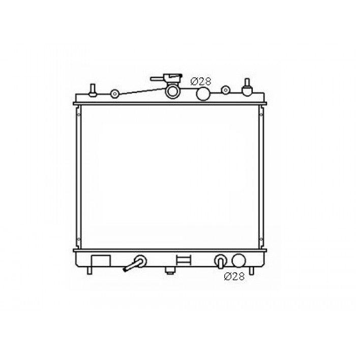 RADIATOR - Nissan Cube & Nissan Micra K12 '07-10