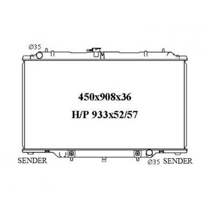RADIATOR - Nissan Patrol GU Y61 Series 1 & 2 '97-01 4.5ltr Petrol