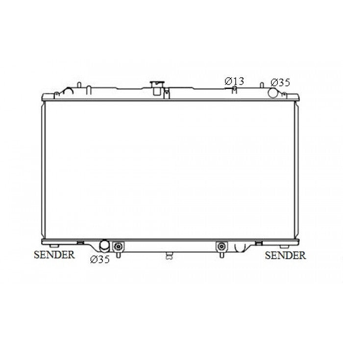 RADIATOR - Nissan Patrol GU Y61 & Cab Chassis '97-16 2.8/3.0ltr Turbo Diesel