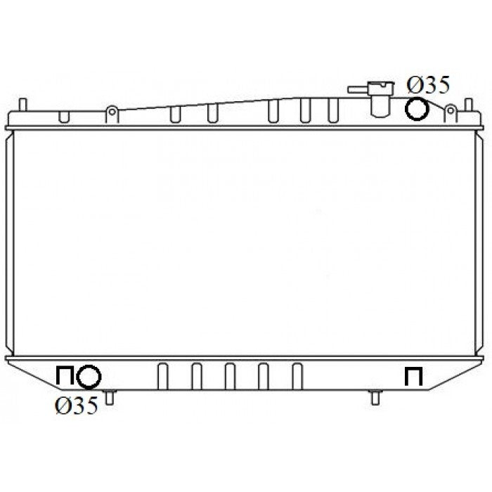RADIATOR - Nissan Navara D22 '97-01 3.2ltr Diesel