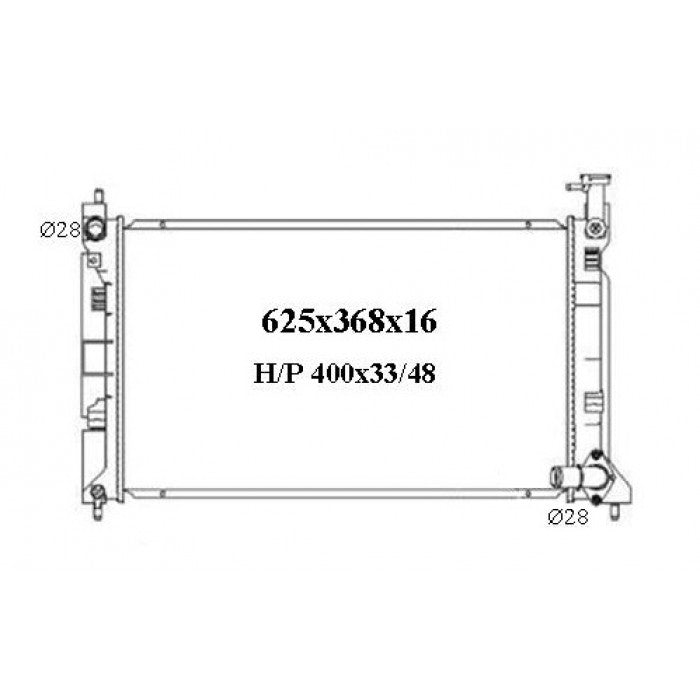RADIATOR - Mitsubishi Colt '06-11 1.5ltr 4cyl