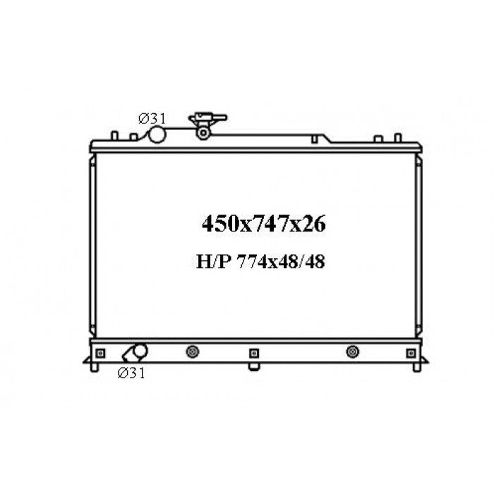 RADIATOR - Mazda CX-7 ER '06-12