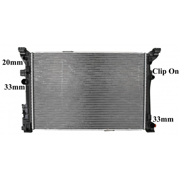 RADIATOR - Mercedes W176 A Class '12- Petrol & Diesel & Mercedes C117 CLA Class '12- Petrol & Diesel & Mercedes W246 B Class '11- Petrol & Diesel & Mercedes X156 GLA Class '13- Petrol & Diesel