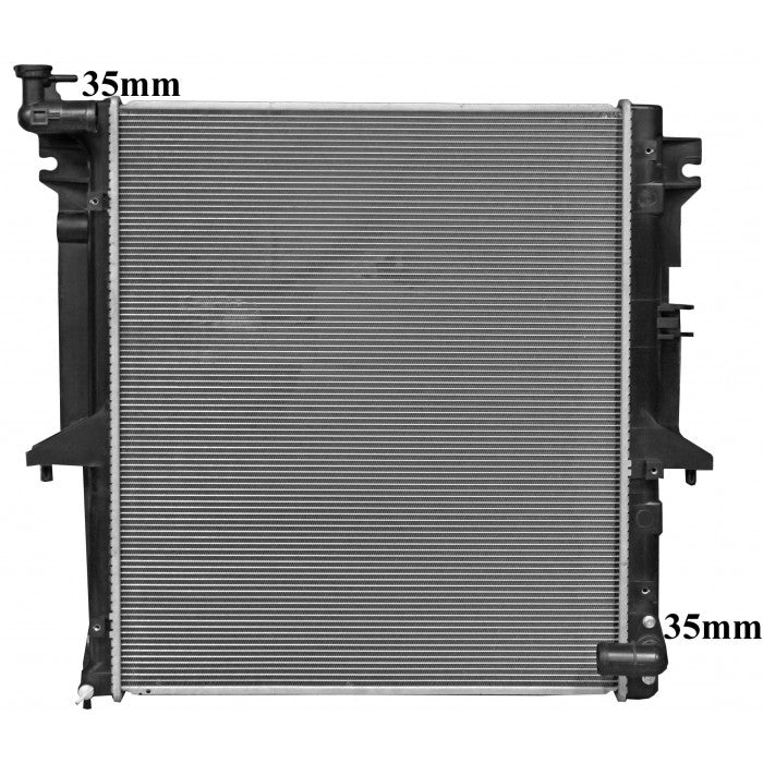 RADIATOR - Mitsubishi Triton Petrol ML/MN '07-15 2.4ltr 4cyl