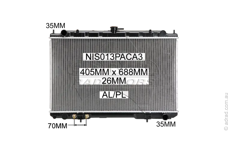 RADIATOR - Nissan Maxima A33 '99-03 3.0ltr V6