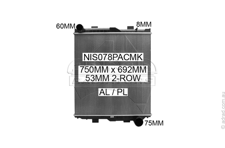 NIS078PACMK radiator