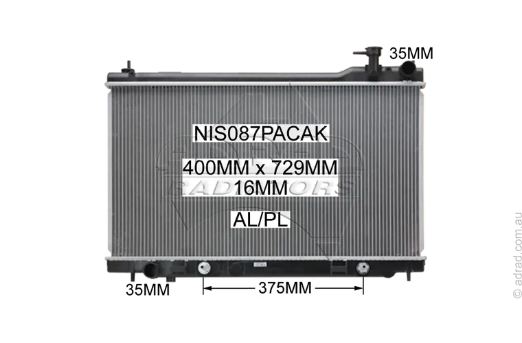 RADIATOR - Nissan Skyline V35 & Nissan Stagea M35 Series 2 '04-07