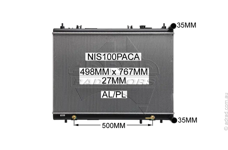 RADIATOR - Nissan Pathfinder R52 '13- 2.5ltr Hybrid & 3.5ltr V6