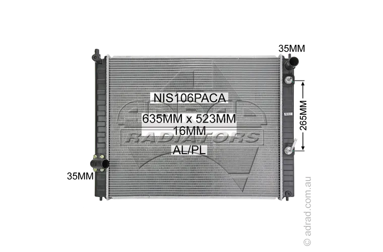 RADIATOR - Nissan Skyline 370GT Crossover J50 '09-11