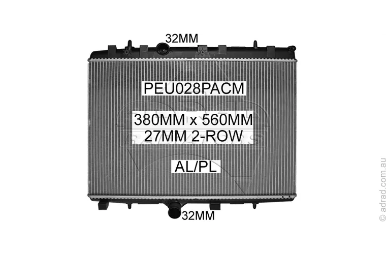 RADIATOR - Peugeot Partner B9P '08- 1.6ltr Turbo Diesel