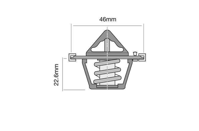 Thermostat - Blistered 46mm / 91 Deg / Conventional - TT340-195