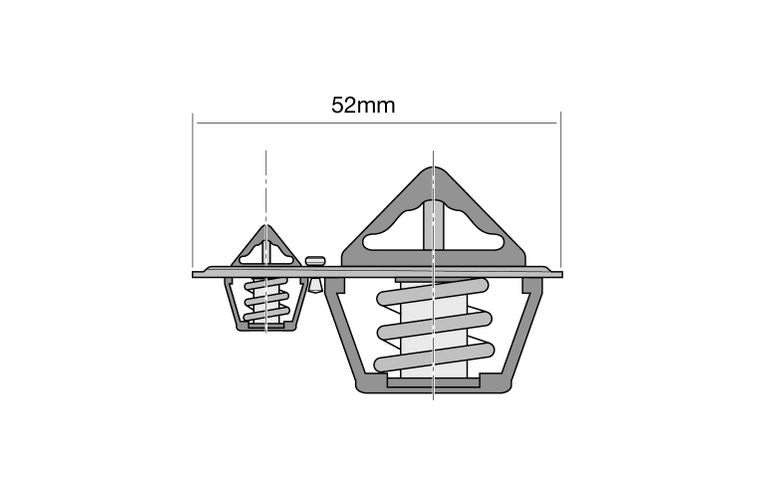 Thermostat - Boxed 52mm / 88 Deg / Special Design - TT414-190