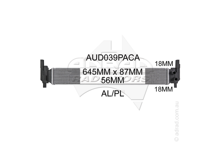 RADIATOR - Audi A1 8X '10- 1.2ltr Auxiliary - NC863M