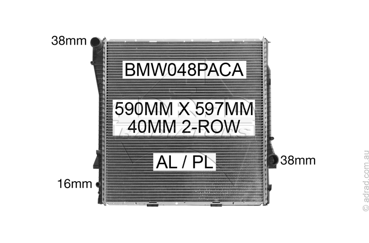 RADIATOR - BMW E53 X5 '03-06 4.4/4.6/4.8ltr - NC617A