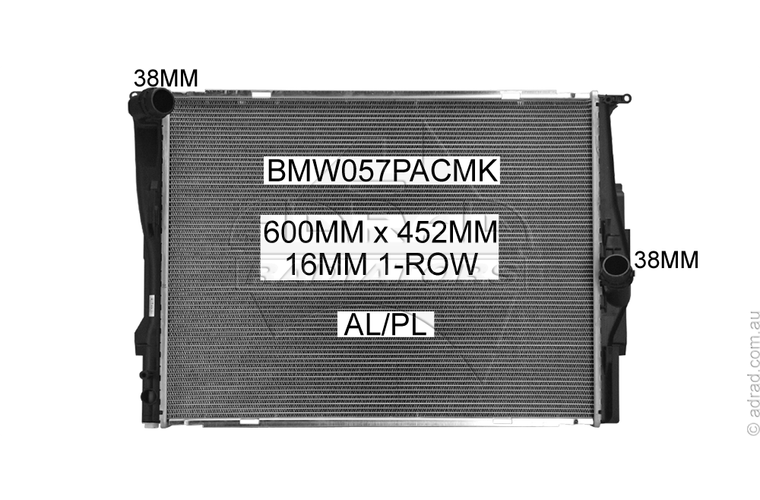 RADIATOR - BMW   E90 / E91 / E92 / E93 3 Series '05-13 2.5/3.0ltr - NC534A