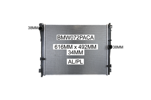 BMW 3 SERIES G20 '19- 4 SERIES G22, G23 '20- RADIATOR - BMW072PACA